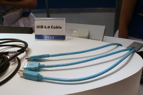 pPTEC International&nbsp; showcases USB 3.0 cable.